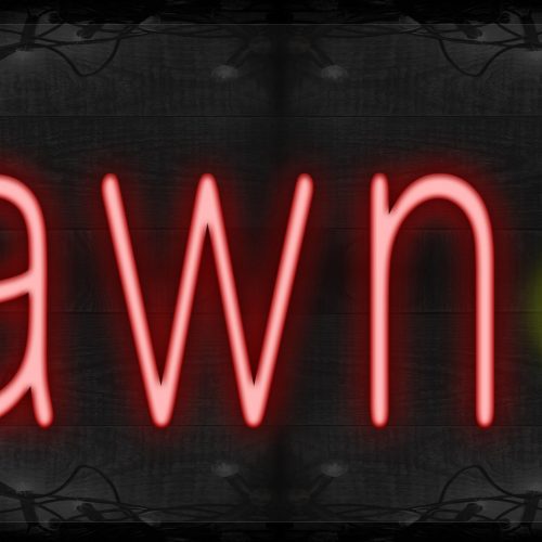 Pawn in red with yellow logo LED Flex