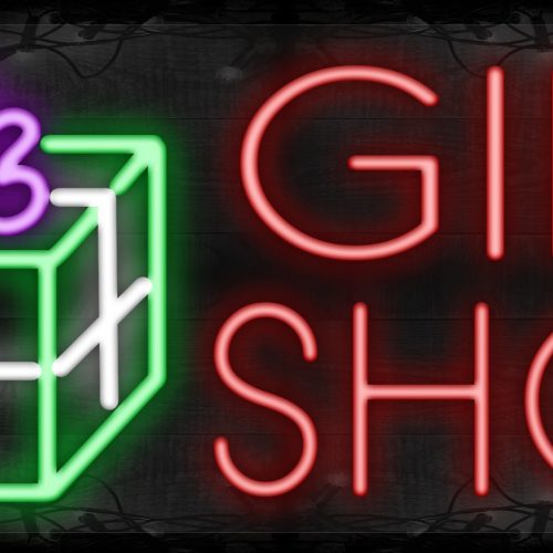 Gift Shop with gift box LED Flex
