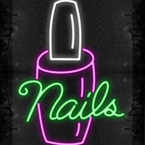 Nails with cutics LED Flex