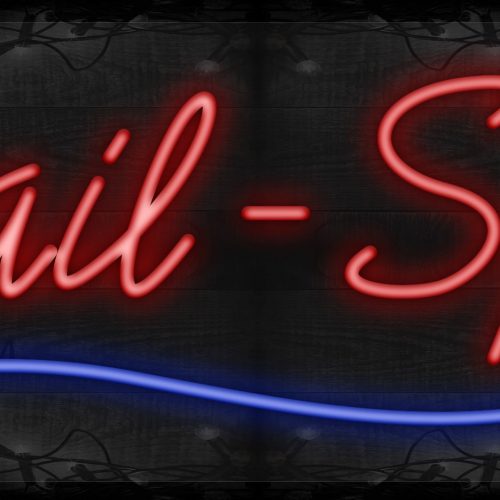Nail-Spa with blue line LED Flex