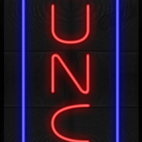 Vertical Lunch with Blue Border LED Flex