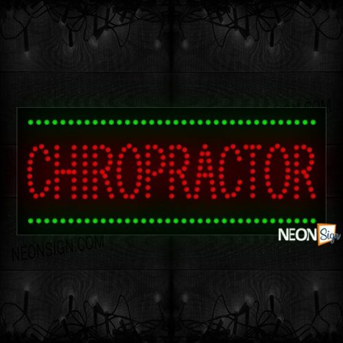 Chiropractor With Top Line LED Bulb