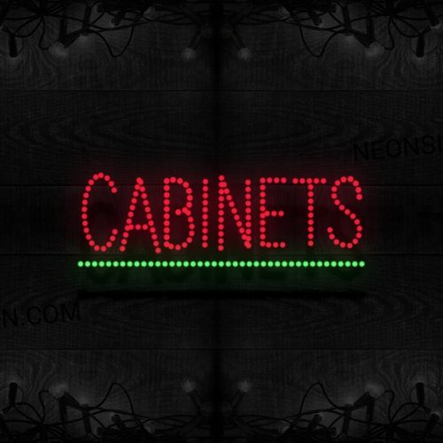 Cabinets With Underline LED Bulb
